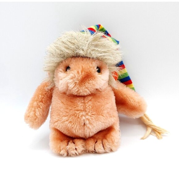 Noah The Gnome GUND 1981  Stuffed Plush Toy Stuffie Stocking Cap 5” - Picture 1 of 4